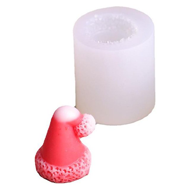 Type A Sombrero de Navidad aromaterapia yeso molde de resina epoxi vela jabón molde de silicona