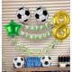 thumbnail image 5 of Globos de fútbol Kwuz 40" dorado número 8 para fiesta, 5 of 7