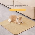 thumbnail image 2 of Almohadilla de sisal Resistente al desgaste Resistente a los arañazos Protección contra arañazos de gatos Sofá Tablero para garras de gato Alfombrilla para mascotas Suministros Tablero para rascar, 2 of 4