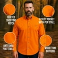 thumbnail image 5 of Tiger Hill Men's Full Blaze Hunting Shirt Long Sleeves, 5 of 6