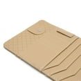 thumbnail image 5 of Beige Faux Leather Car Sun Visor CD DVD Storage Sunglass Card Holder Pocket, 5 of 5