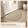 thumbnail image 5 of VUNATE Jute Door Mats for Inside Non Slip Front Door Mat 17"x30" Boho Welcome Mat for Inside Semi-circle Low Profile Dirt Trapper Farmhouse Entryway Rug Kitchen Indoor Floor Mat Natural Jute, 5 of 6