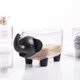 thumbnail image 2 of Soporte para palillos de dientes ZHAOCHENG Elefante negro ABS, 2 of 5
