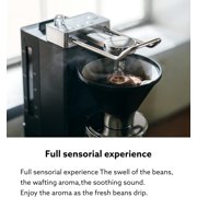 BALMUDA The Brew | Automatic Pour Over Coffee Maker | Clear Brewing Method | Precise Temperature Regulation | Three Brewing Modes: Regular, Strong, Iced | Compact Design | US Version