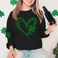 thumbnail image 5 of hotojiny St. Patrick's Day Sweatshirts for Women Fashion Long Sleeve Crewneck Cute Pullover Tops Lounge Loose Soft Shirts, 5 of 5