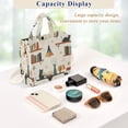 thumbnail image 5 of FORMRS Womens Corduroy Tote Bag Crossbody Shoulder Handbag with Pocket, Cats Reading Pattern, 5 of 7