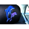 thumbnail image 3 of Yupbizauto 4X Dolphin Logo Accessories Car Seat Headrest Covers, 3 of 5