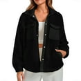 thumbnail image 6 of Women's Solid Color Casual Coat Without Hood Featuring Long Sleeves And Pockets​​, 6 of 7