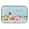 thumbnail image 4 of Merry Christmas Carolers Miniature Schanuzer Salt and Pepper Dish Drying Mat, 4 of 4