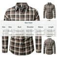 thumbnail image 3 of Awdenio Mens Shirts Plaid Checkered Long Sleeve Collared Button Down Casual Shirts, 3 of 8