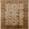 thumbnail image 1 of Ahgly Company Indoor Square Mid-Century Modern Mahogany Brown Oriental Area Rugs, 4' Square, 1 of 6
