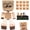 1 Pcs, variant on Shaking Wooden Man,Shaking Wooden Man Figurine with 12 Magnetic Expressions,Funny Dashboard Figurine,Handmade Wobble Doll for Car Accessories and Desk Decoration