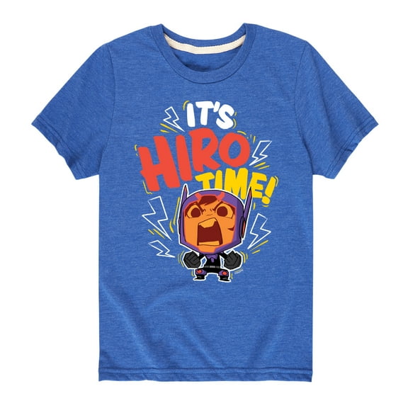 Big Hero 6 - It's Hiro Time - Youth Short Sleeve Graphic T-Shirt