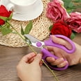 thumbnail image 5 of Uxcell Garden Scissors Floral Shears Floral Scissor Gardening Pruning Shears Grey 3 Pcs, 5 of 5
