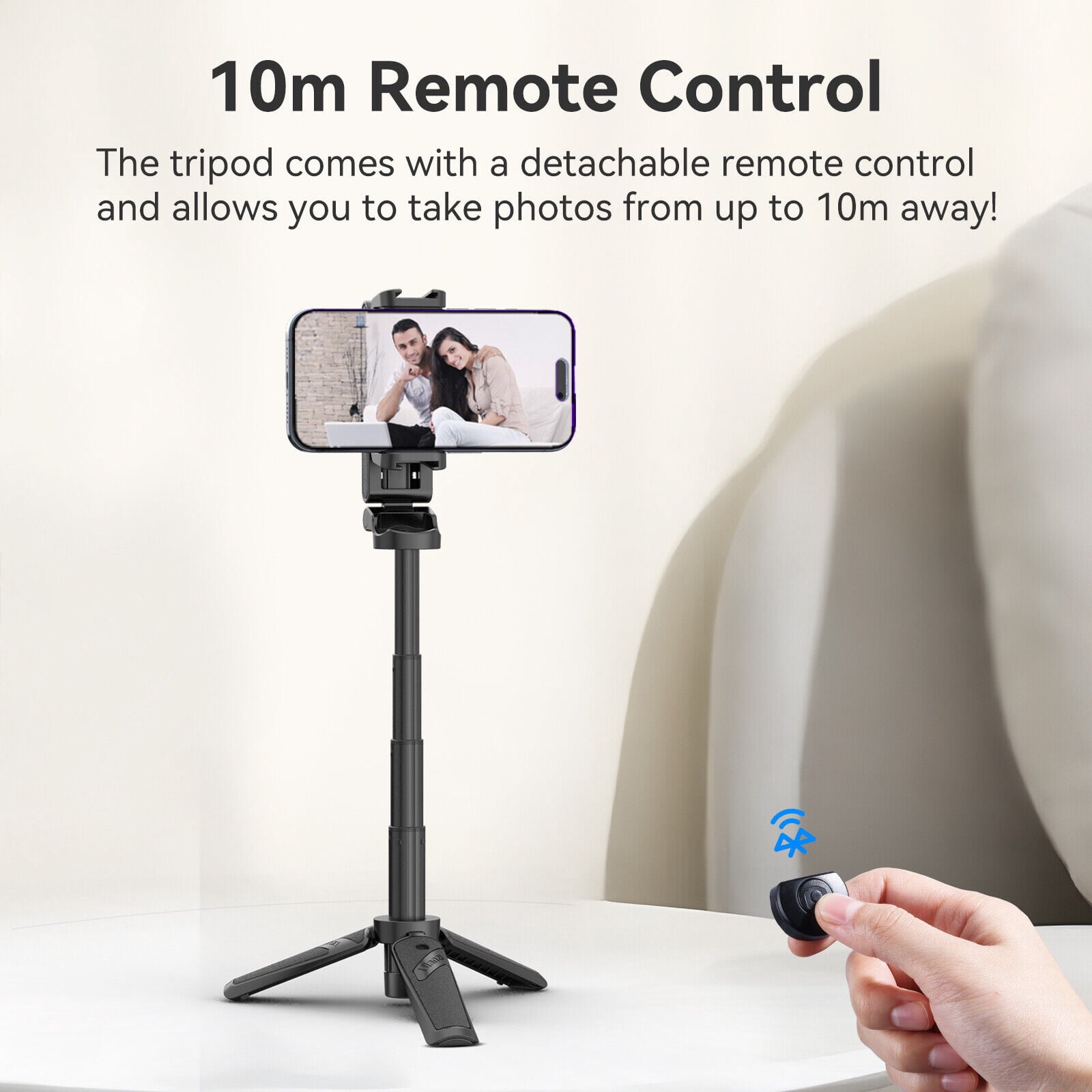 Ulanzi JJ02 Extendable Grip Phone Tripod with Remote Selfie Stick - The Ultimate 3-in-1 Smartphone Accessory