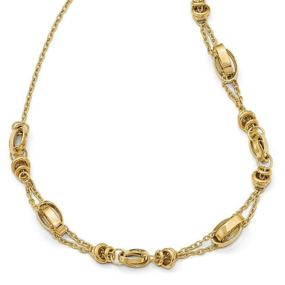 Leslie's 14k Yellow Gold with 1in ext. Necklace