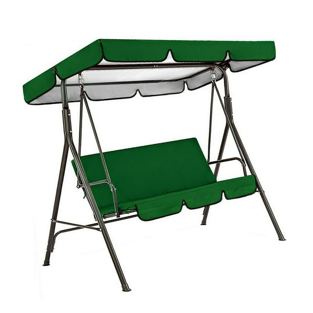 Chok Swing Canopy Top Cover Garden Swing with Seat Black