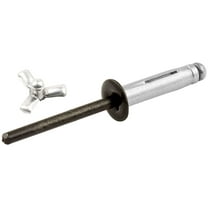 Allstar Performance ALL18082 Rivet - Tri-Fold - 3/8 in Head - 3/16 in Mandrel - 1/16-3/8 in Grip Range - Aluminum - Black Paint - Set of 250