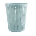 thumbnail image 2 of Bote de basura Plástico Jadeshay Cesta de almacenamiento de basura Diseño de imitación de ratán, 2 of 6