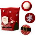 thumbnail image 2 of Fundas Traseras para Sillas de Navidad ZHAOCHENG Papá Noel Reno Muñeco de Nieve, 2 of 5