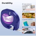 thumbnail image 4 of FZCHUN-Compatible with Dymo Clear LetraTag Refills Label Maker Refill Plastic Label Tape 16952 Black on Clear Labels for Dymo Letra Tag LT-100H LT-100T 200B QX50 Label Makers, 12mm 1/2", 5P, 4 of 4