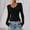 Black, variant on Womens Long Sleeve T Shirts 2025 Fall Trendy V Neck Slim Fit Basic Crop Tops Casual Going Out Top Orange XL