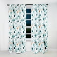 thumbnail image 3 of Designart "Enchanted Mystic Polka Dots" Polka Dots Blackout Curtain Single Panel, 3 of 5