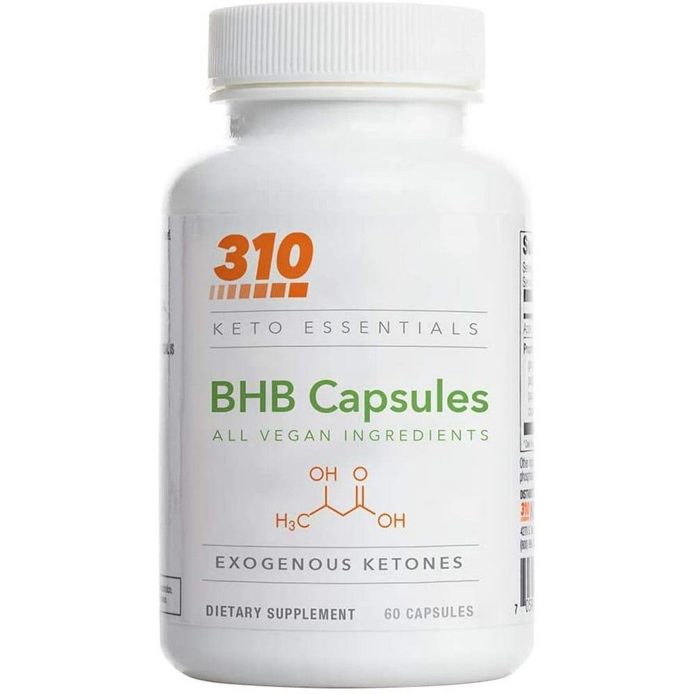 Keto BHB Supplement by 310 Nutrition 60 CT Exogenous Ketones - Keto 