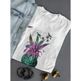 thumbnail image 3 of A Tropical Artichoke T-Shirt Women -Fab Funky Designs, Female x-Large, 3 of 4