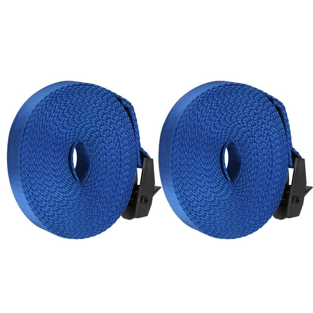 Correas De Amarre Resistentes De Color Azul Marino, Hebillas De aleación De Zinc, Bandas De Flejado