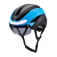 thumbnail image 3 of Casco de bicicleta con casco de bicicleta ligero, cómodo casco deportivo para adultos para escalar, en bicicleta, desplazarse, patinar al aire Azul negro, 3 of 8