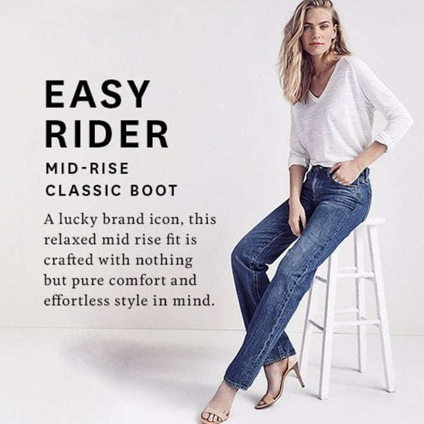 Lucky brand easy rider bootcut best sale jeans