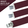 thumbnail image 6 of Men's 2 Inch Heavy Duty Suspenders，Adjustable X-Back with Strong Clips for Work,Jeans,and More, 6 of 7