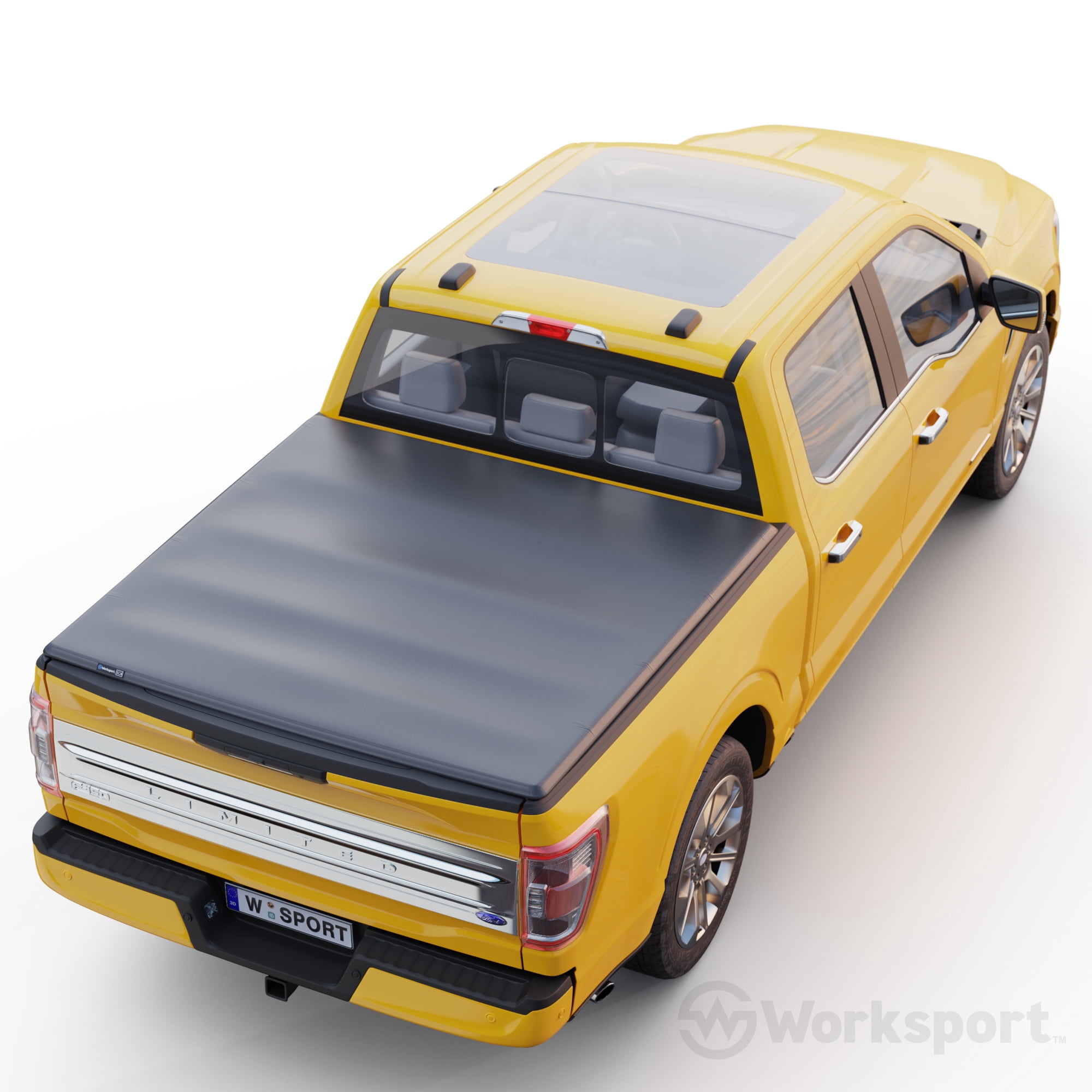 Worksport SC4 Soft QuadFold Truck Bed Tonneau Cover 282115 Fits