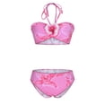 thumbnail image 4 of Conjunto de Bikini de Cintura Alta para Mujeres Bandaje sin Espalda Sólido Traje de Baño de Dos Piezas, Conjunto de Bikini de Corte Alto para Mujeres con Almohadillas Extraíbles, 4 of 9