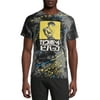 Cowboy Bebop Acid Wash Splatter Print Men's and Big Men's Graphic T-Shirt