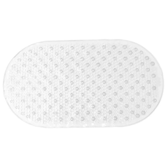 Safdie & Co. Tapis de Bain avec Ventouses Antidérapantes en Transparent