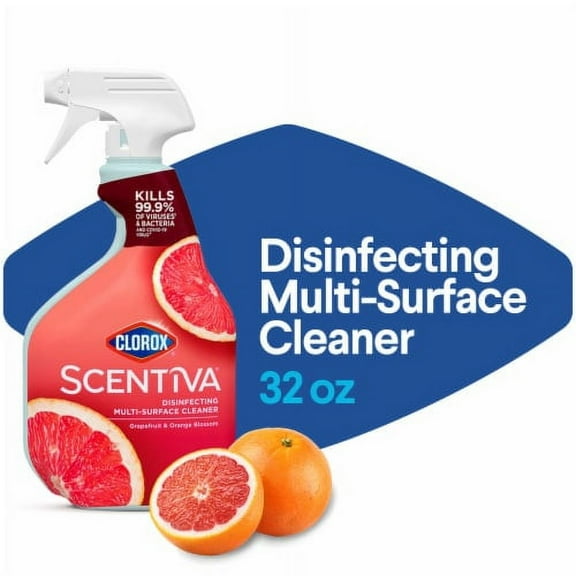 2X - Clorox Scentiva Grapefruit and Orange Blossom Disinfecting Multi-Surface Cleaner