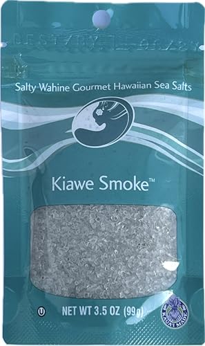 Salty Wahine Gourmet Hawaiian Sea Salts, Kiawe Smoke, Packet