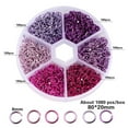 thumbnail image 2 of Coofit Open Jump Rings Colorful 1080PCS Jump Ring Connectors Jewelry Connector Rings, 2 of 10