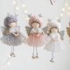 thumbnail image 4 of Muñecos de Ángel de Navidad para decoración del hogar, adornos colgantes para árbol de Navidad, regalos de Año Nuevo, 2023, 2024（GJ142-pink, 4 of 5