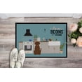 thumbnail image 2 of Chocolate Labrador Kitchen Scene Indoor or Outdoor Mat 18x27 CK7760MAT, 2 of 4