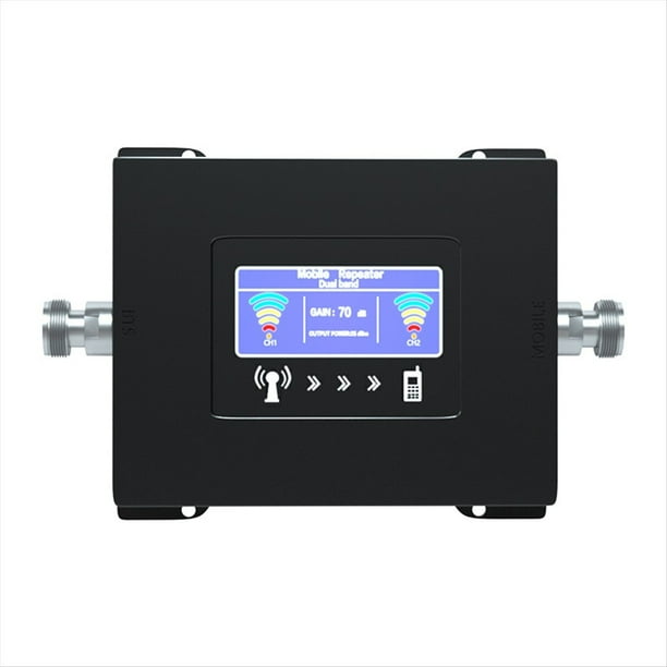 Amplificador de Señal Móvil de Doble Banda GSM 900-1800 MHz, Repetidor de Señal 3G, 4G y LTE.