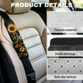 thumbnail image 6 of Yuyamidu Sunflower Seatbelt Cushion Accessories 2 Pack Dog Paw Auto Seat Belt Cover Pad for Car SUV Sedan Truck Non-Slip Shoulder Strap Pad for Car Seat Belt, 6 of 7