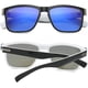 thumbnail image 1 of Gafas de sol Gafas de sol deportivas para hombres, marco polarizado Gafas de sol polarizadas cuadradas de moda Gafas de sol para hombres al aire libre Azul oscuro Feliz Sencillez, 1 of 4