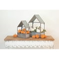 thumbnail image 4 of Tx USA Corporation Patio Decorative Metal House Shaped Planters, Set Of 2, 4 of 7