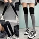 thumbnail image 5 of Calcetines de tubo finos para mujer Medias altas hasta el muslo Calcetines por encima de la rodilla Medias casuales hasta la rodilla Medias altas hasta el muslo, 5 of 5