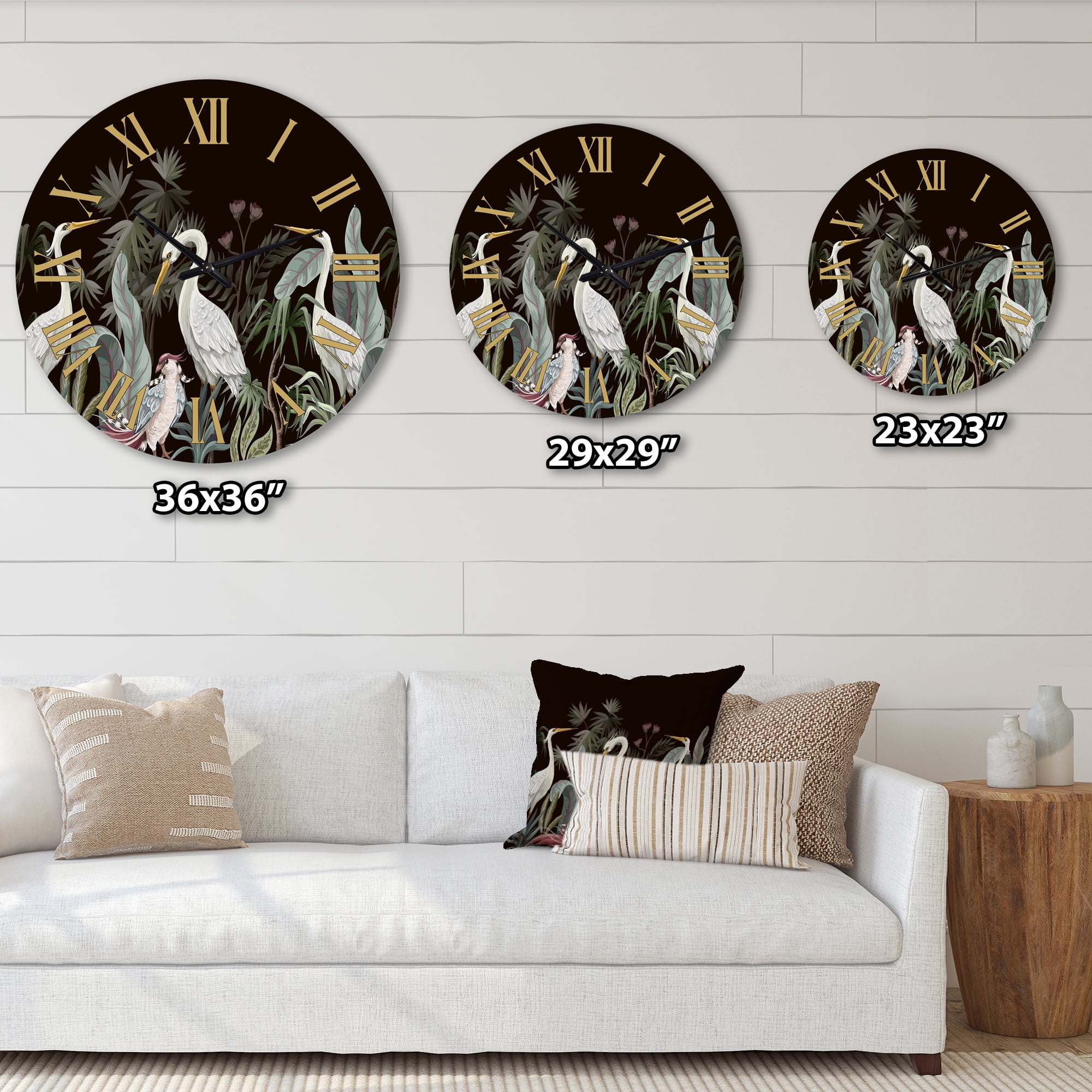 Designart 1 in Quartz Traditional Wall Clock