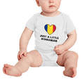 thumbnail image 2 of Just A Little Romanian Cute Baby Clothing Bodysuits For Boy Girl, 2 of 5