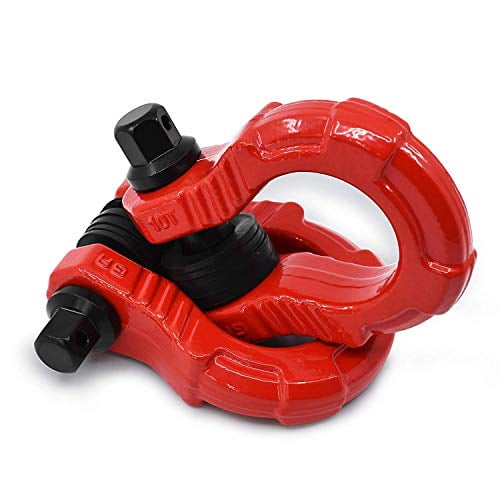 GearAmerica UBER Shackles with AntiTheft Lock 80,000 Lbs (40 T) Strength Connect Tow Strap